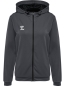 Preview: Damen Hummel Authentic Zip Hoodie - Asphalt